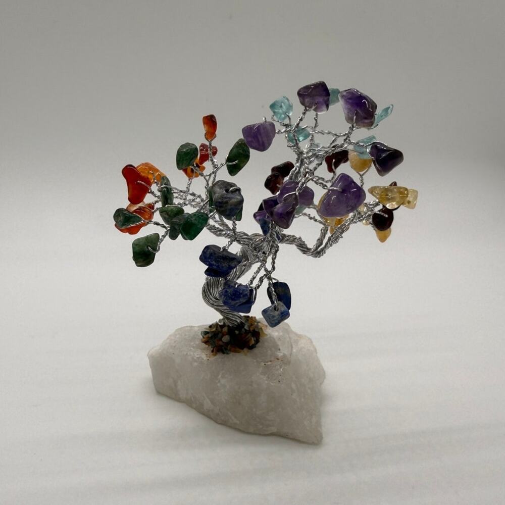 7 Chakra Crystal Tree of Life Small Decor